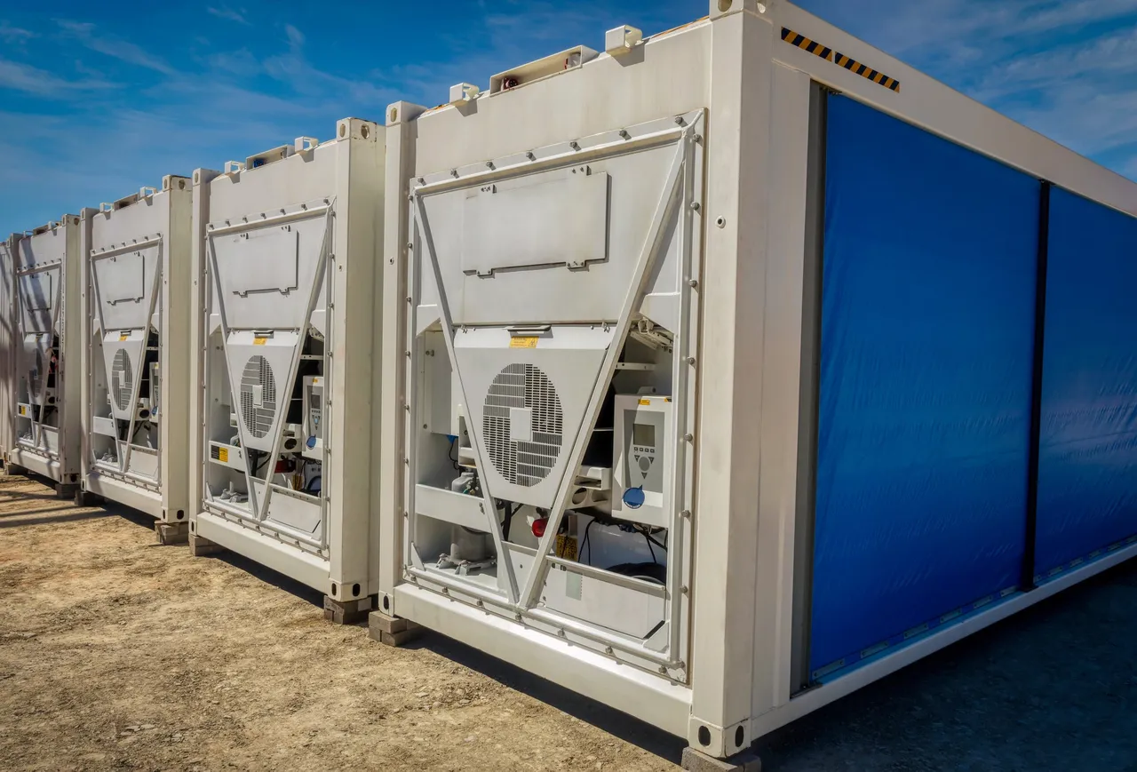 Refrigerated container fleet from the WB Container Rental company profile